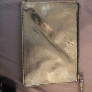 Lululemon Gold Wristlet
